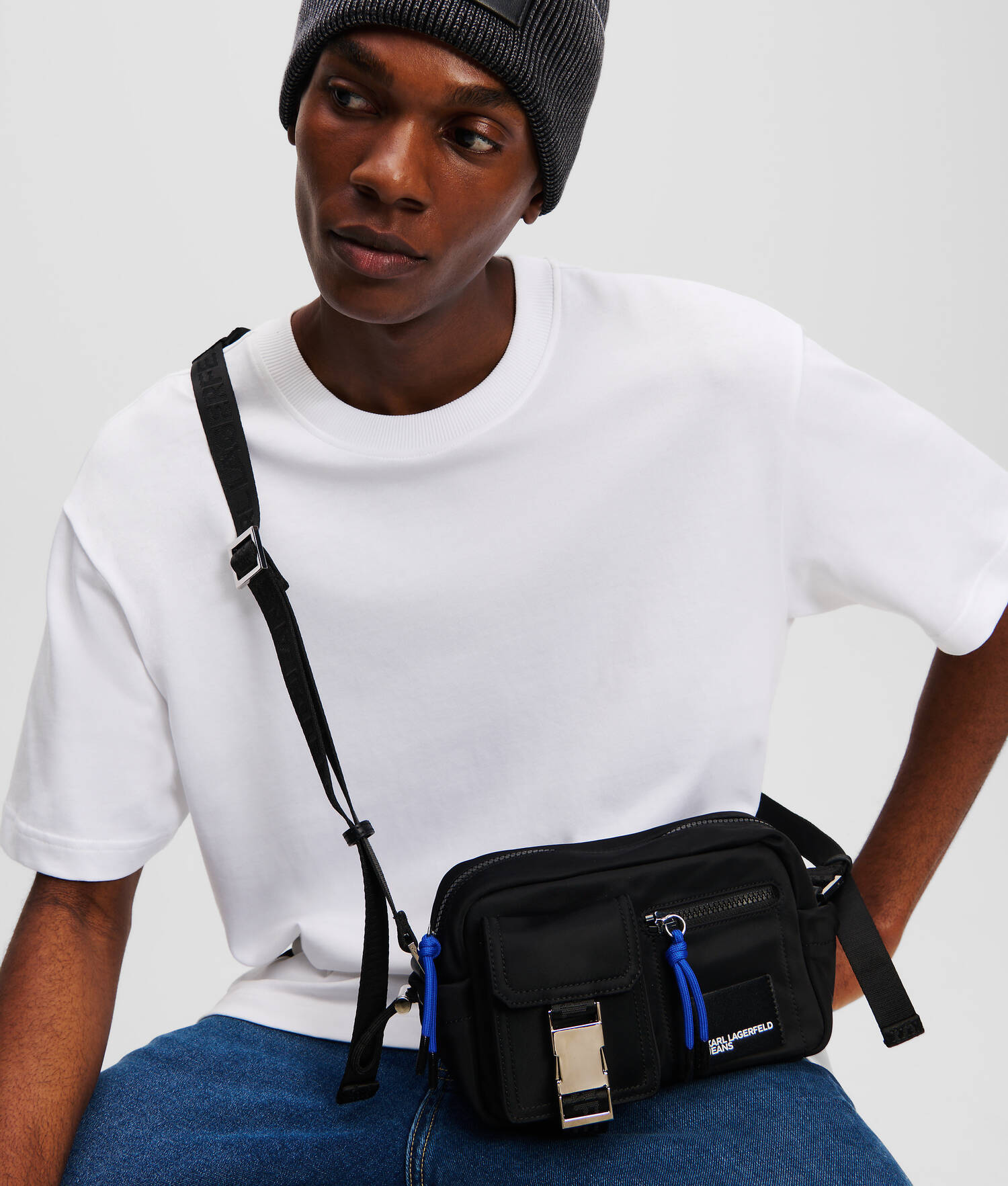 SAC CAMÉRA UTILITAIRE EN NYLON - Noir