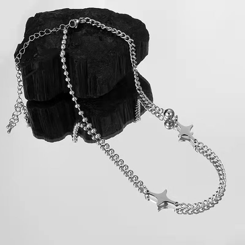 Catharsis - Ster hanger ketting van roestvrij staal