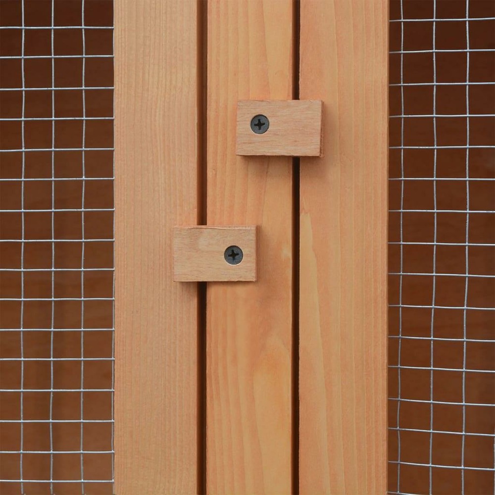 Cage pour animaux 6 compartiments 55,6 x 32 x 24,9 cm bois