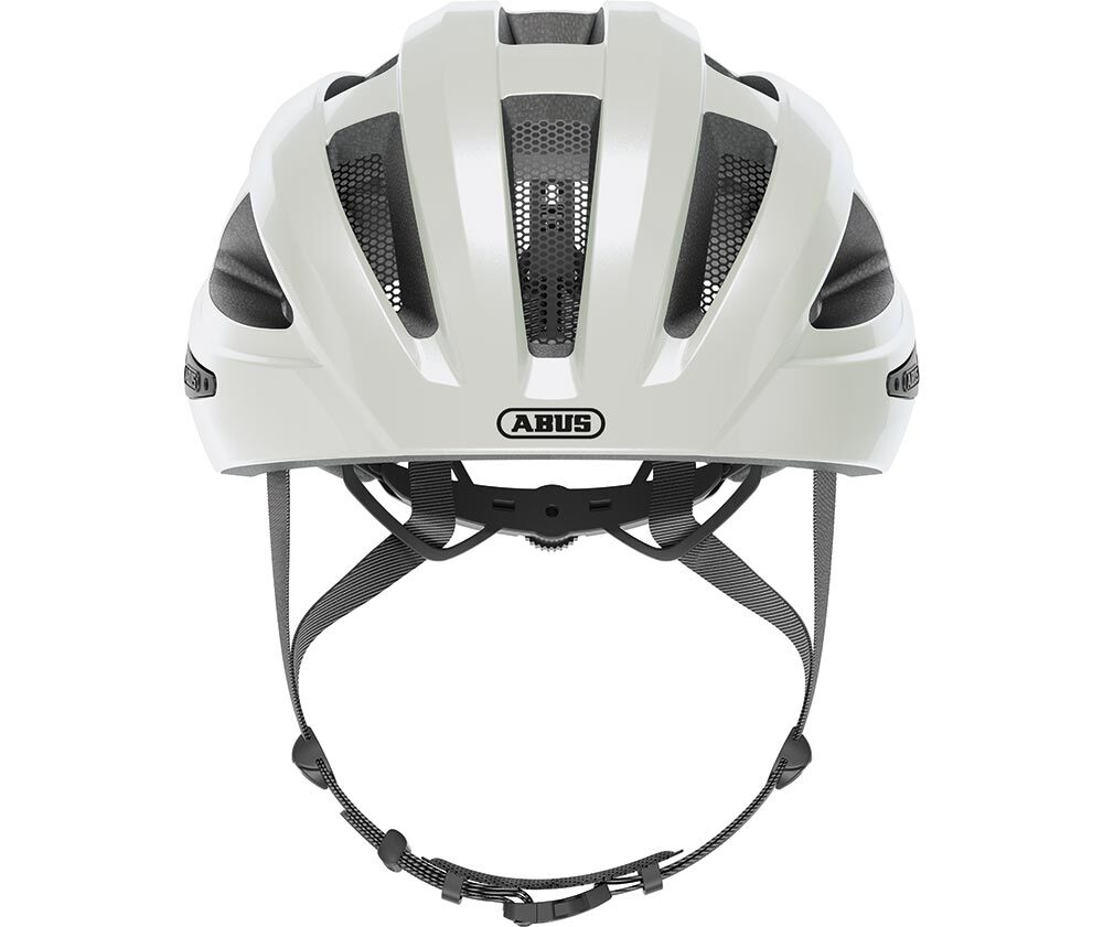 Abus Macator MIPS Race Fietshelm Pearl Wit