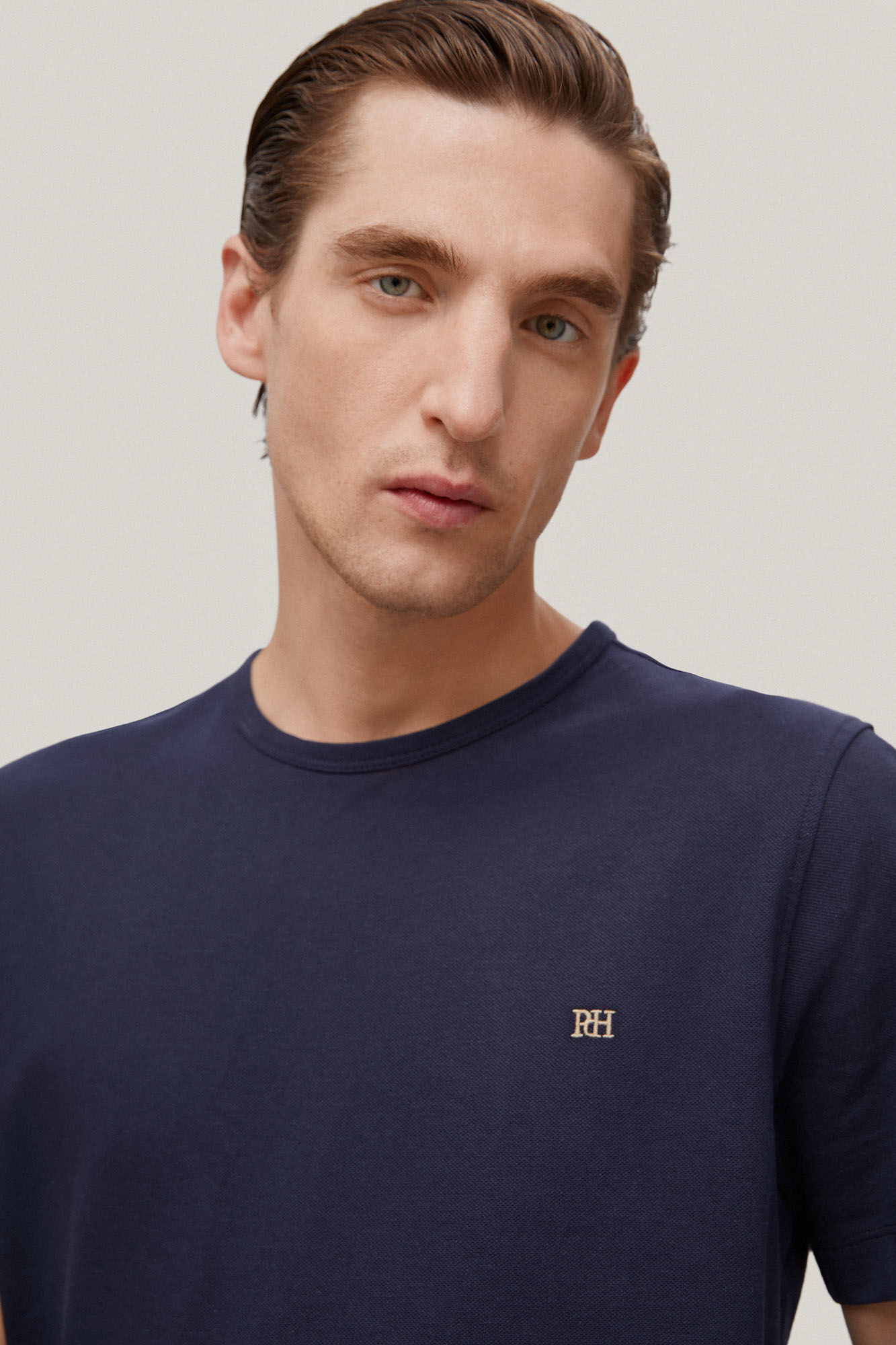 Camiseta Piqué - Azul