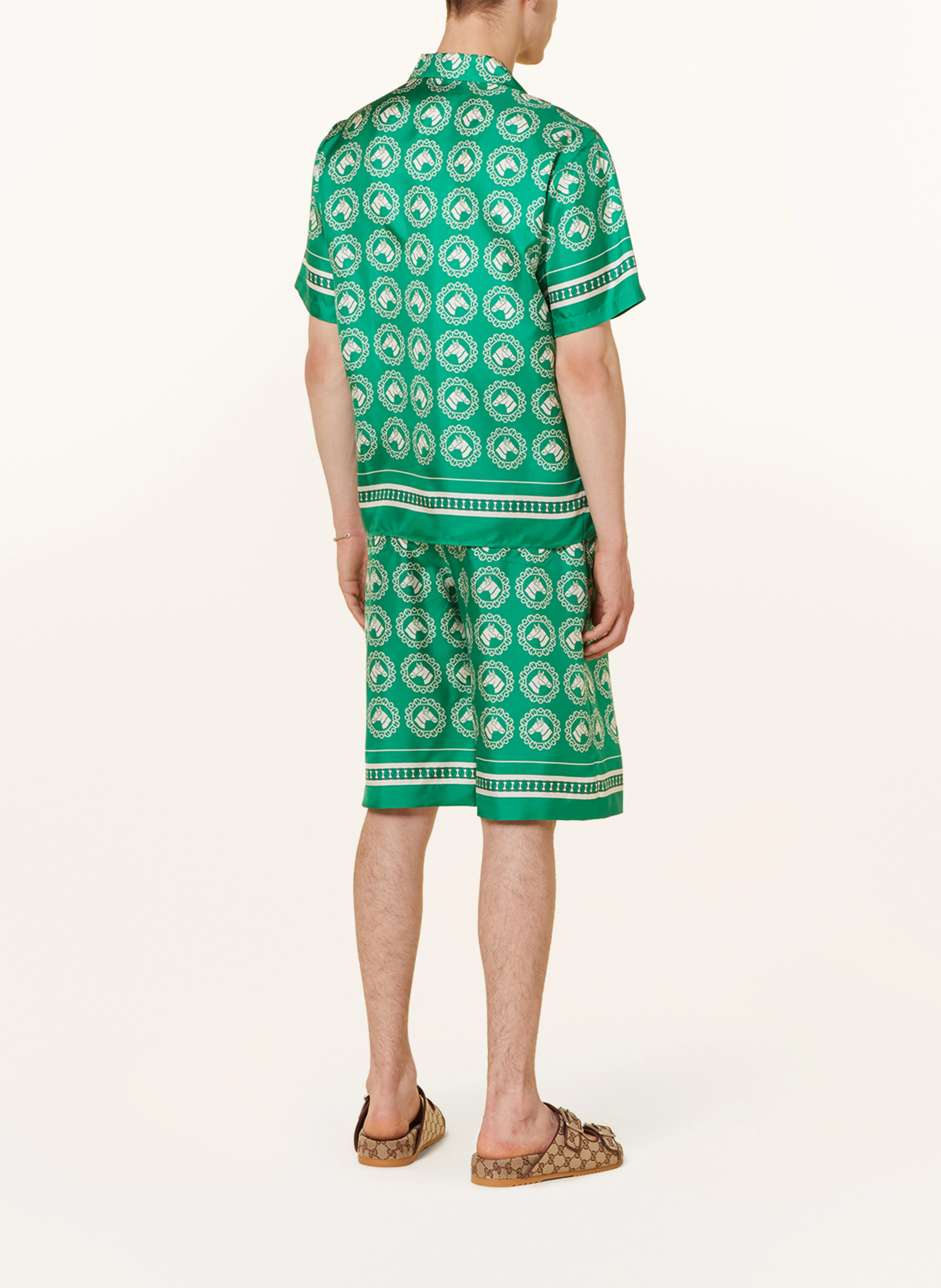 GUCCI Resorthemd Comfort Fit aus Seide