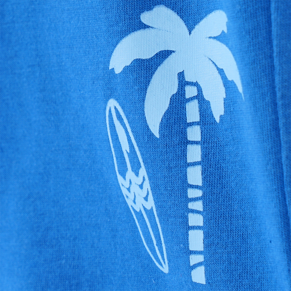 Famy Jungen Shorty mit Allover-Print hellblau / blau