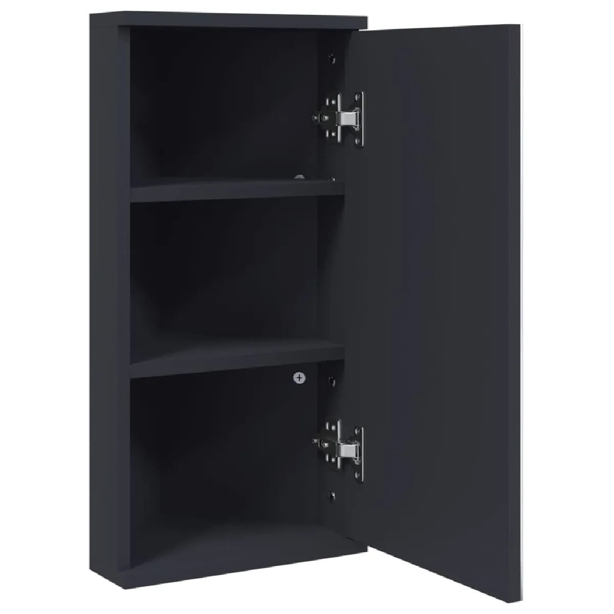 vidaXL Armoire de bain - Gris