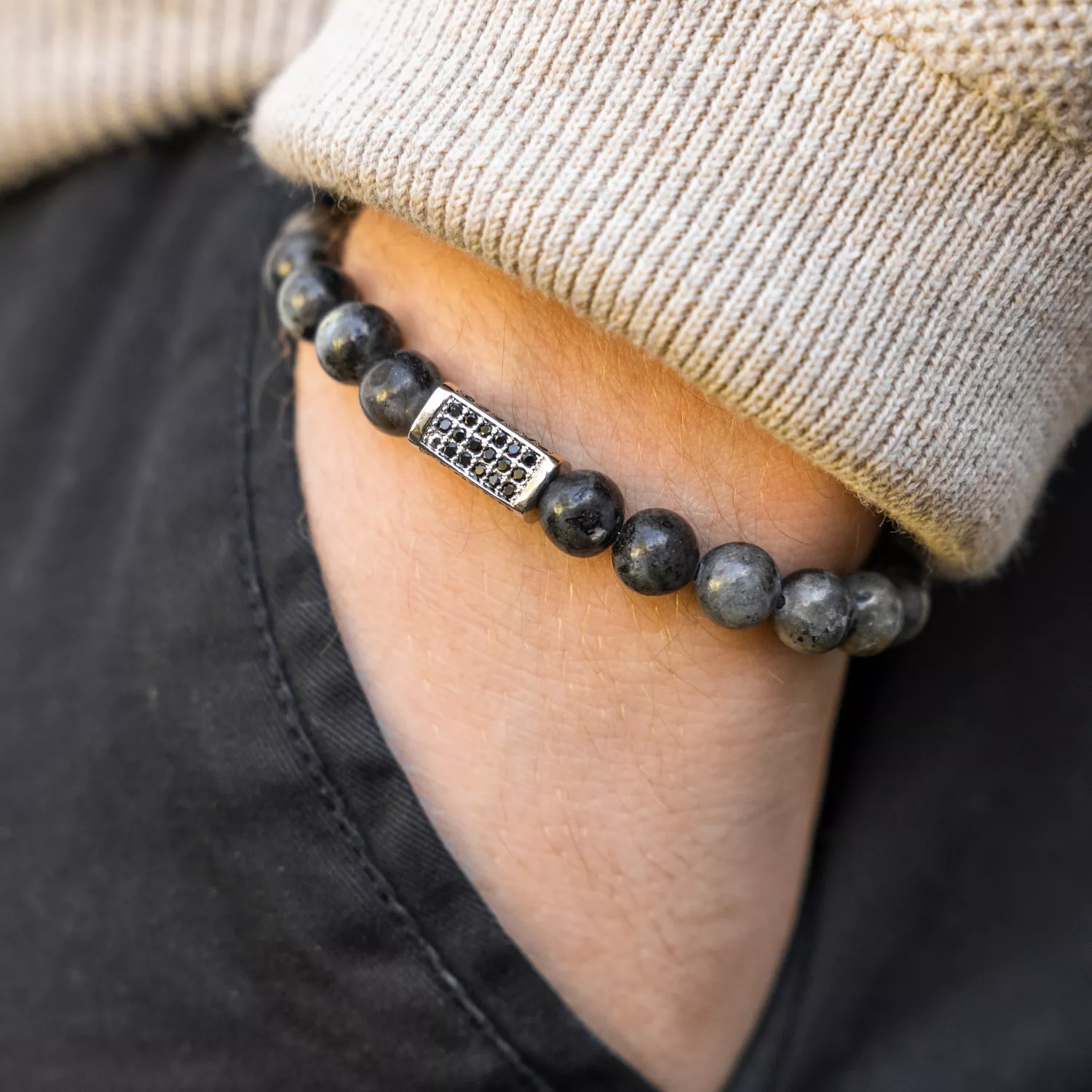 Auxere Cubos Armbånd Sten KXD0233