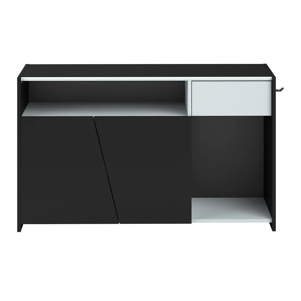 TV-dressoir Levi - zwart - 67x113x40 cm