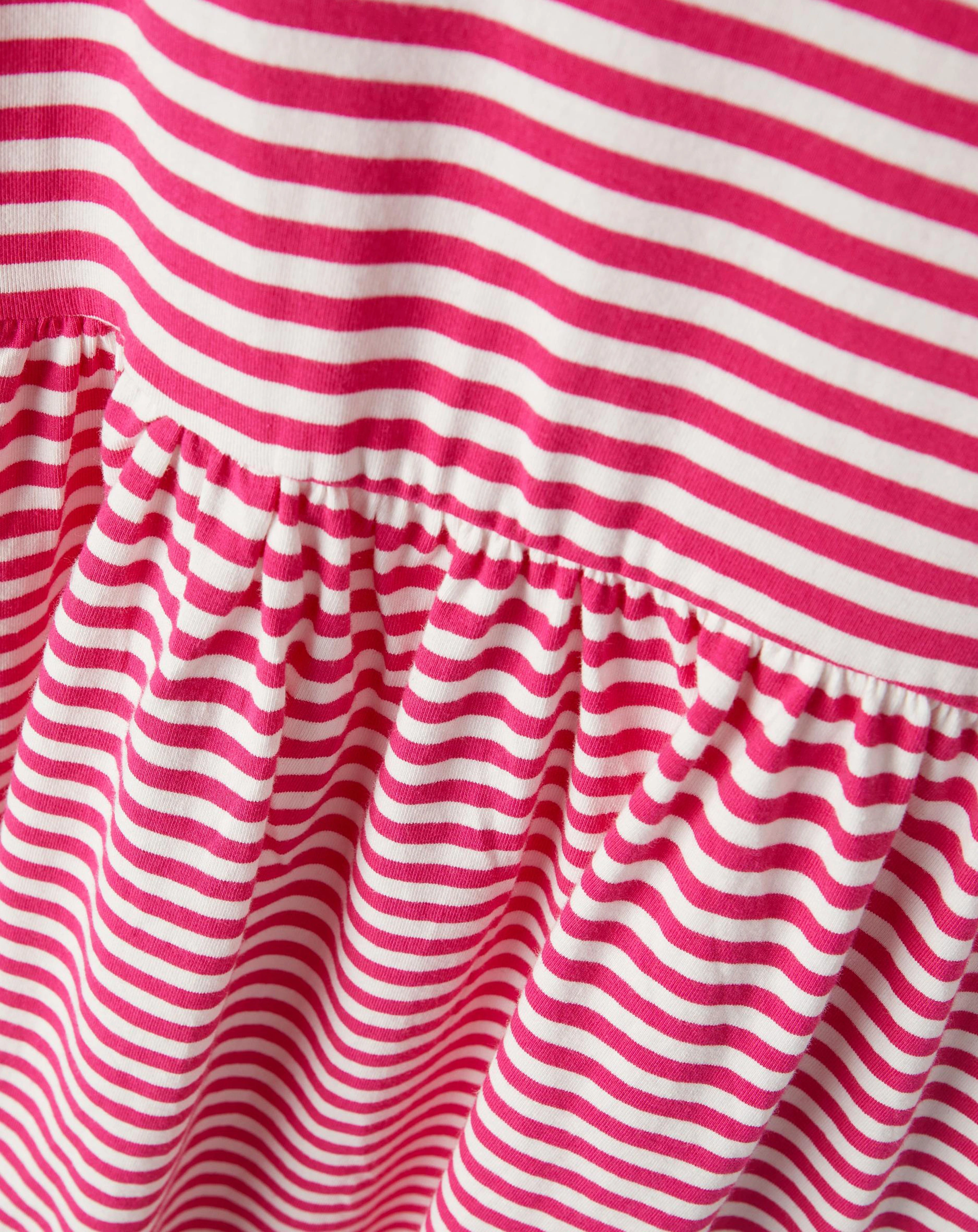 Langarmkleid NKFVALENTINA gestreift in pink yarrow