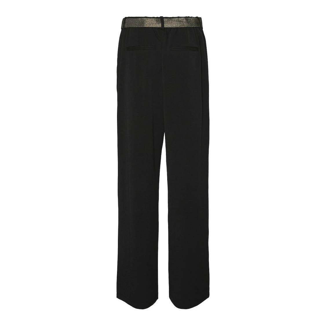 VERO MODA<br>Calças retas com cinto de amarrar