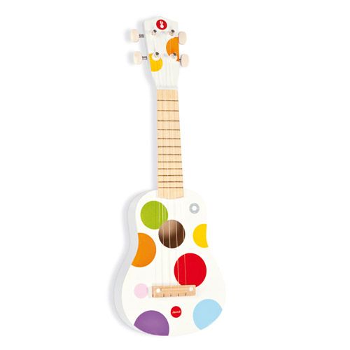 Janod gitaar ukelele 53 cm confetti 7597