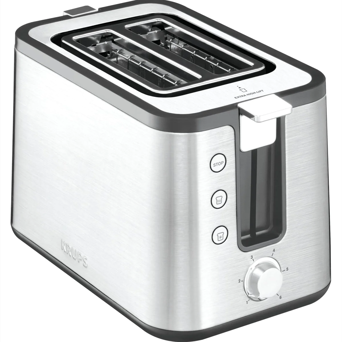 grille pain avec 2 fentes 720W gris Krups