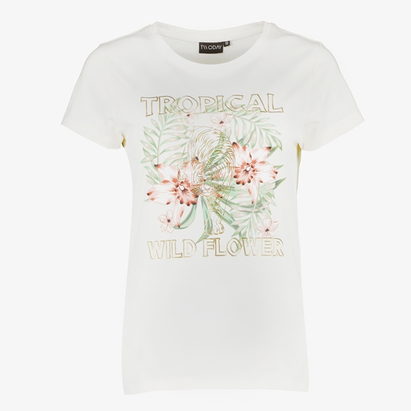 TwoDay dames T-shirt met bloemenprint