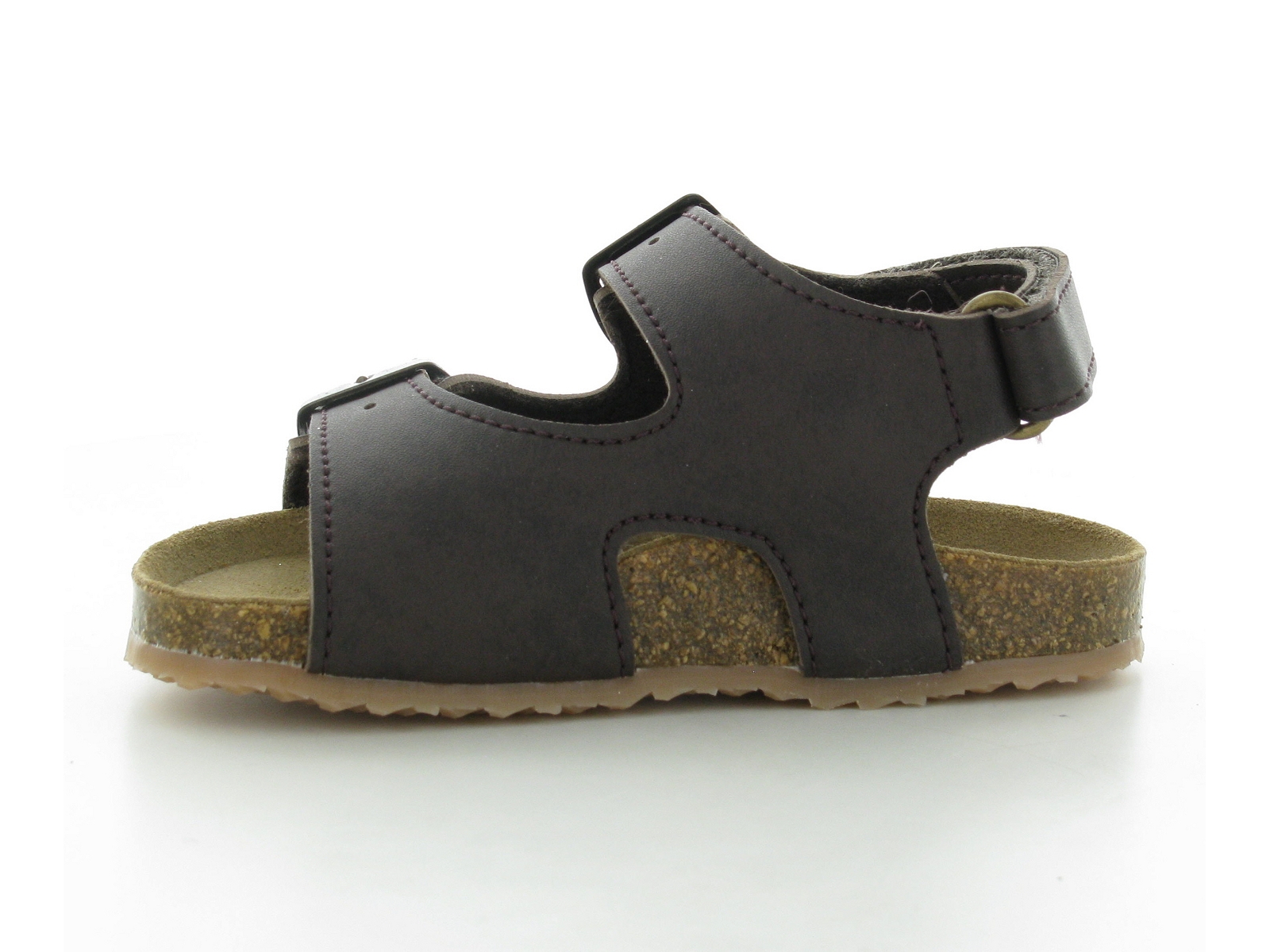 Chili-08779 Cuir gras Marron Foncé