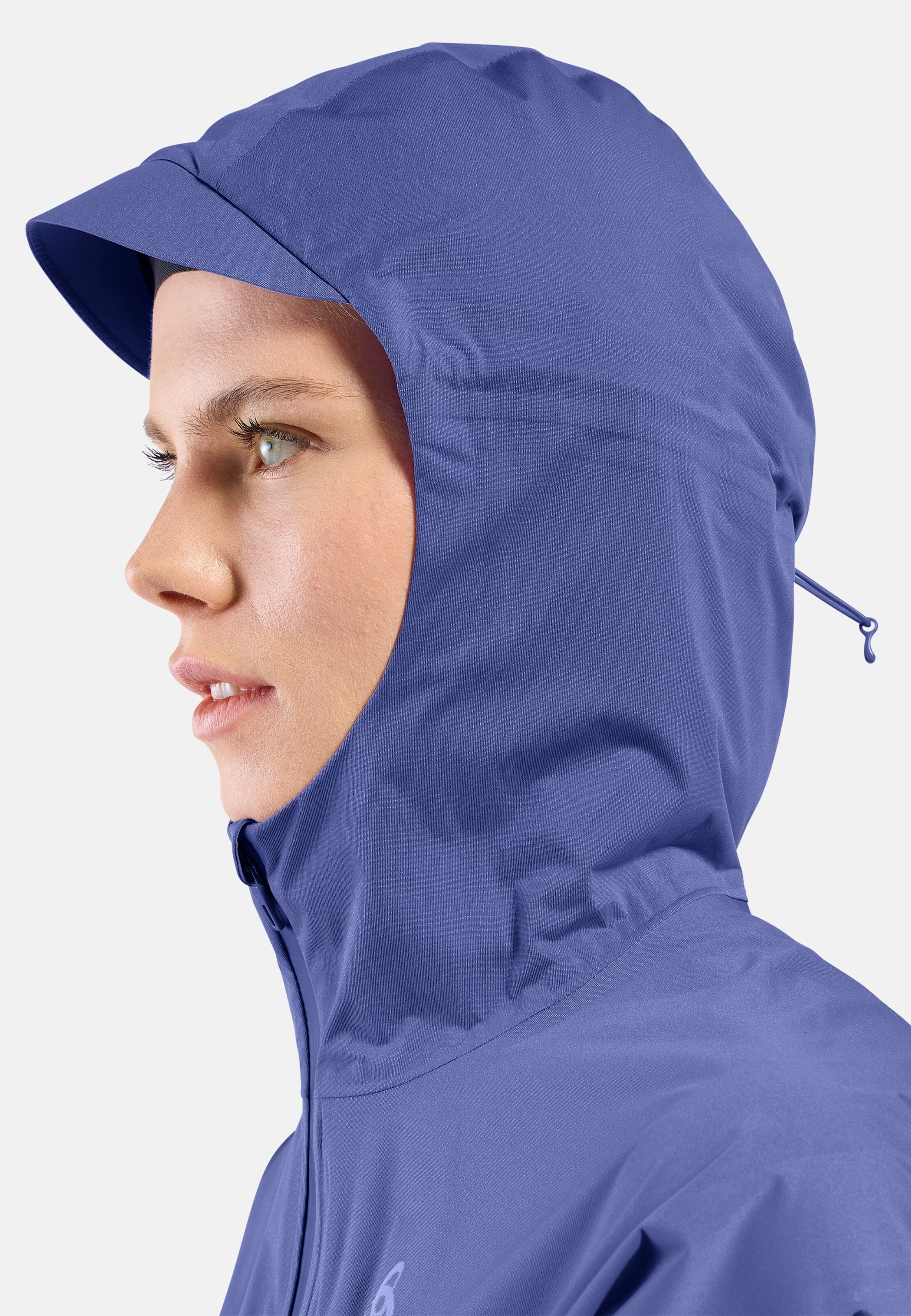 Wasserdichte X-Alp Performance Knit Laufjacke in Skipper Blue
