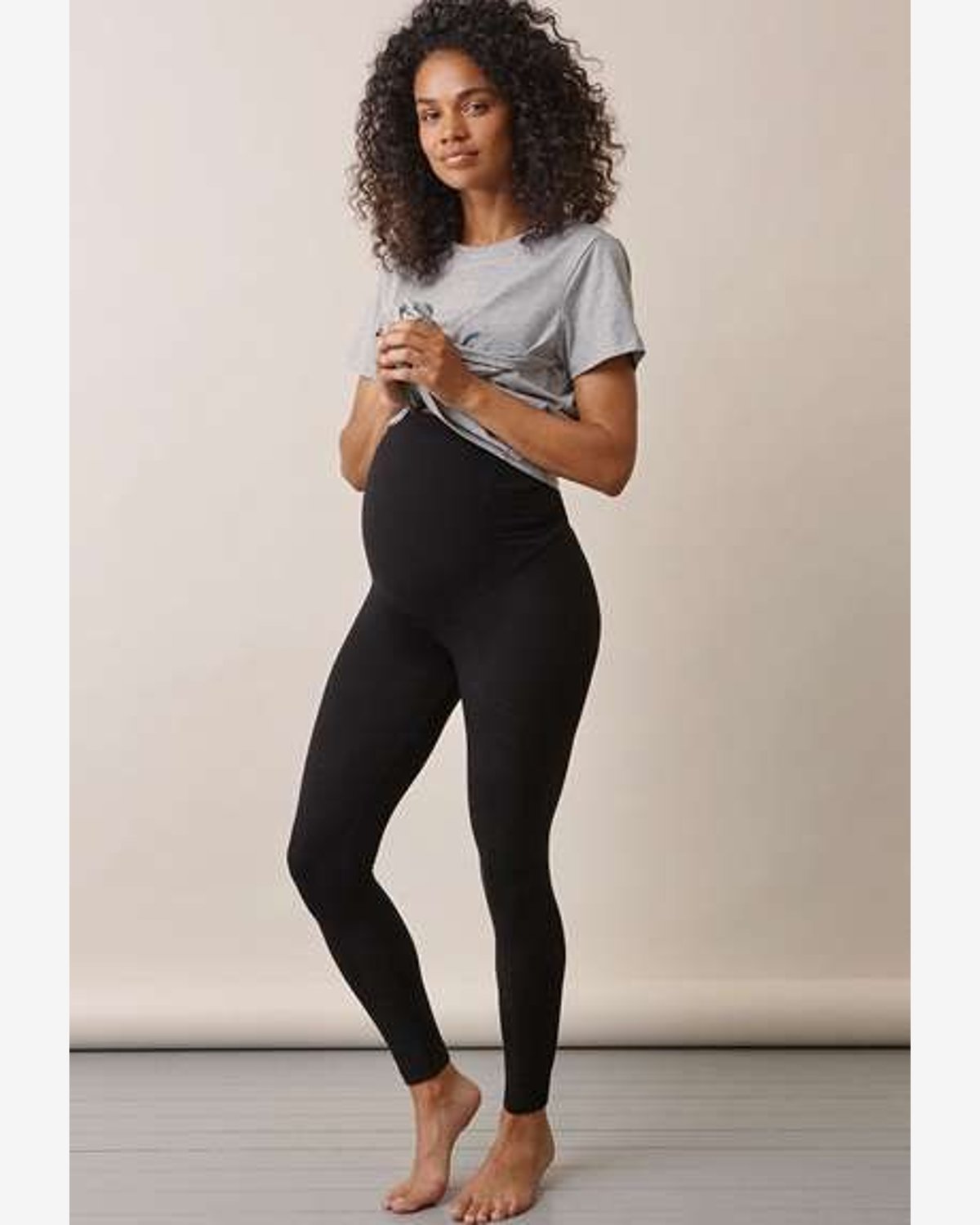 Gravid Leggings – Stretchy & Behagelig – Sømløs