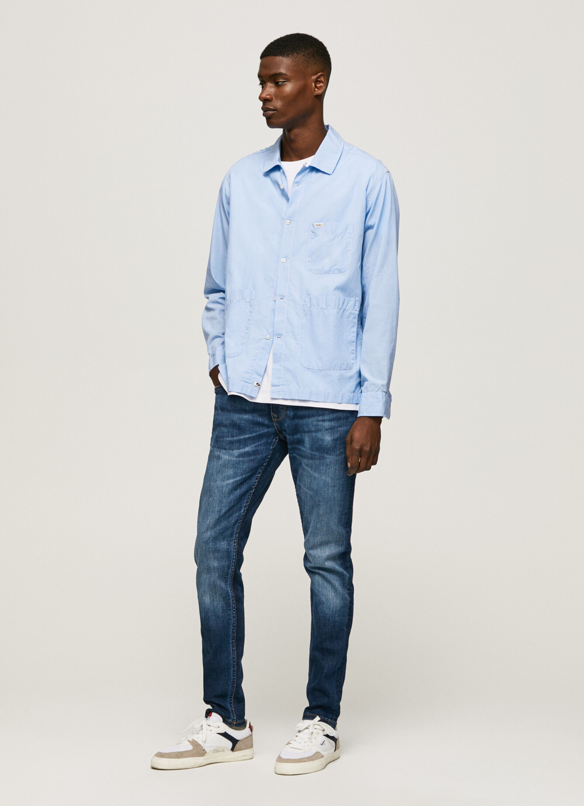Calça jeans skinny de cintura baixa Jean Finsbury Fit - jeans