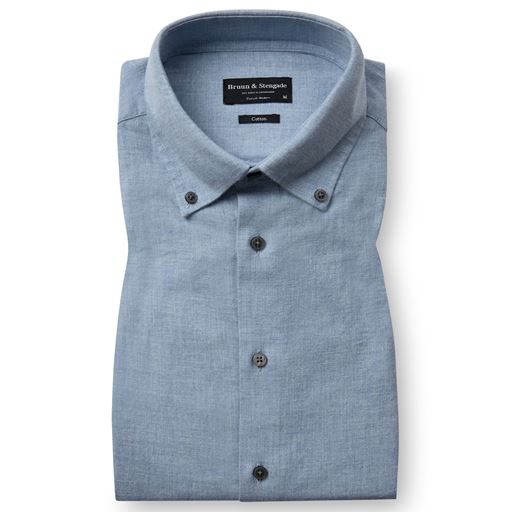 Bruun & Stengade Muriel Skjorte, Blue, L