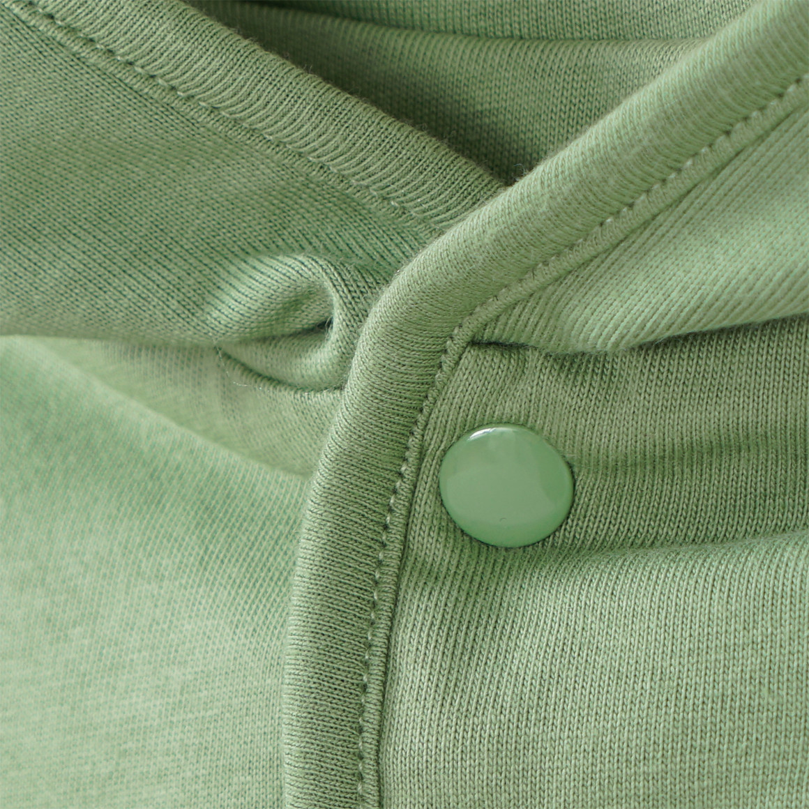 Topomini Baby Wendejacke aus Bio-Baumwolle grün