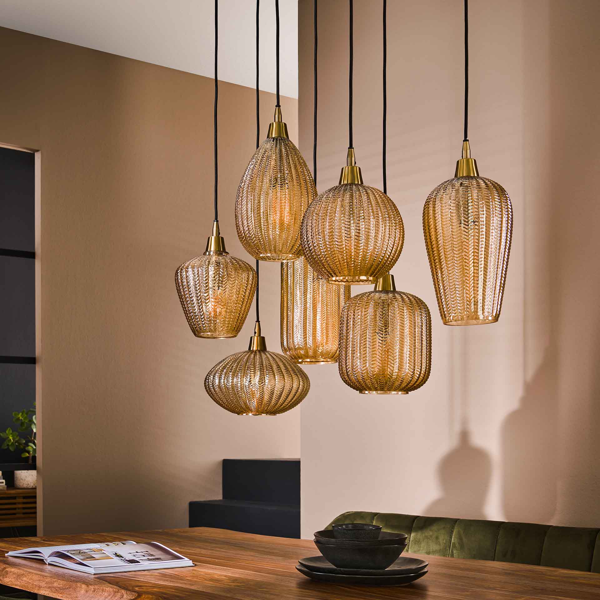 by fonQ  Amina Hanglamp - Amber