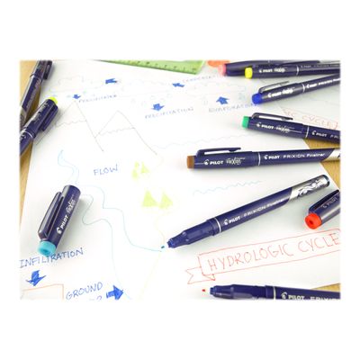 Pilot FriXion Fineliner - Feutre fin effaçable - marron