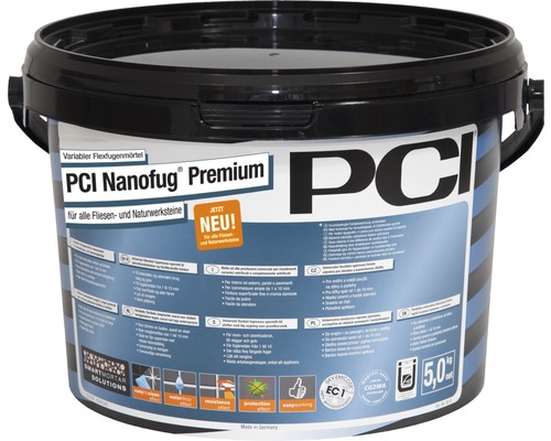 PCI Nanofug® Premium variabele flexibele voegmortel voor alle tegels en natuursteen, donkerbruin, 5 kg