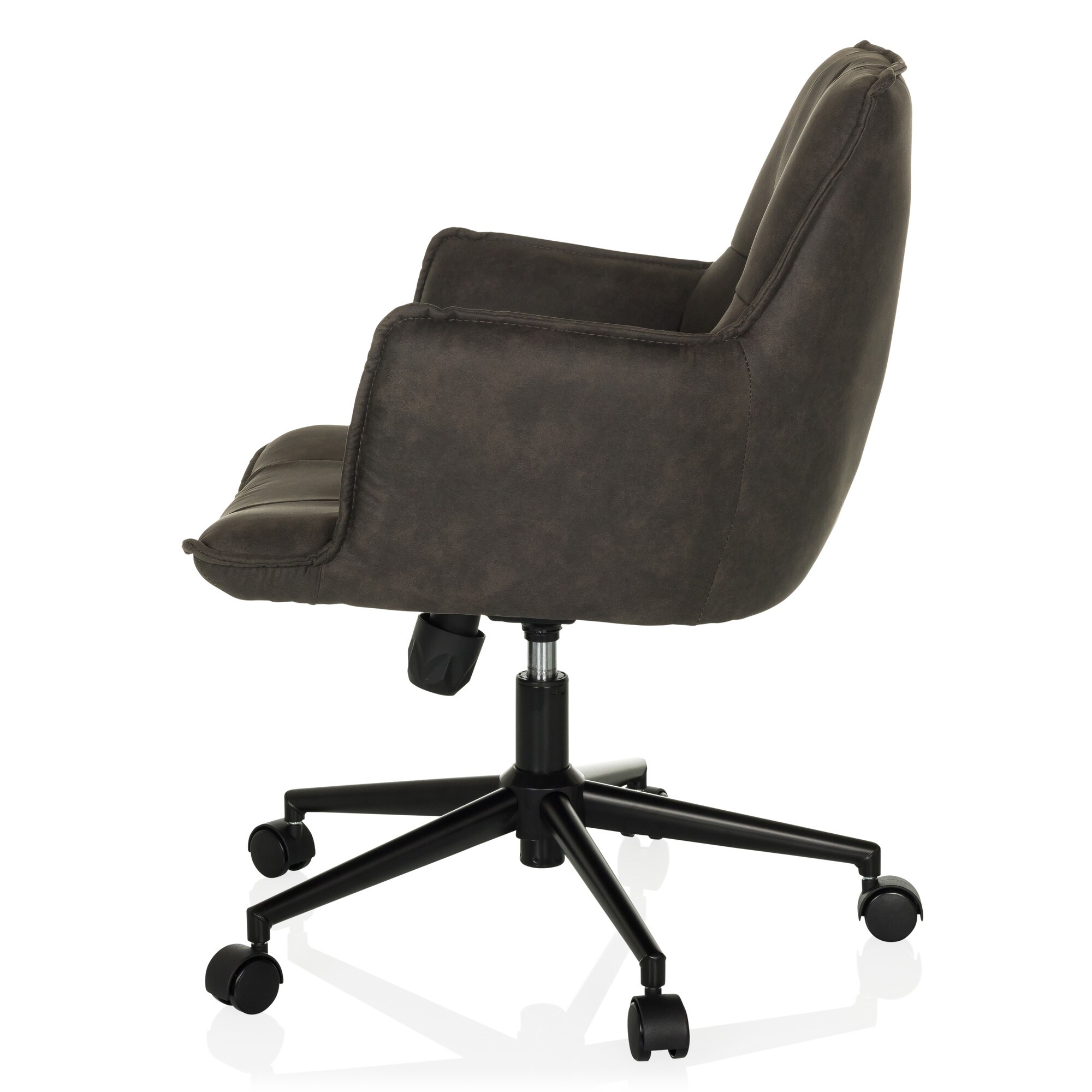Home Office Bürostuhl SOLAO LIFE Stoff mit Armlehnen hjh LIVING