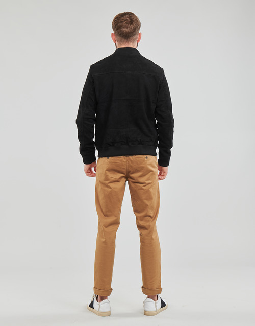 Selected - SLHARCHIVE BOMBER SUEDE - Noir