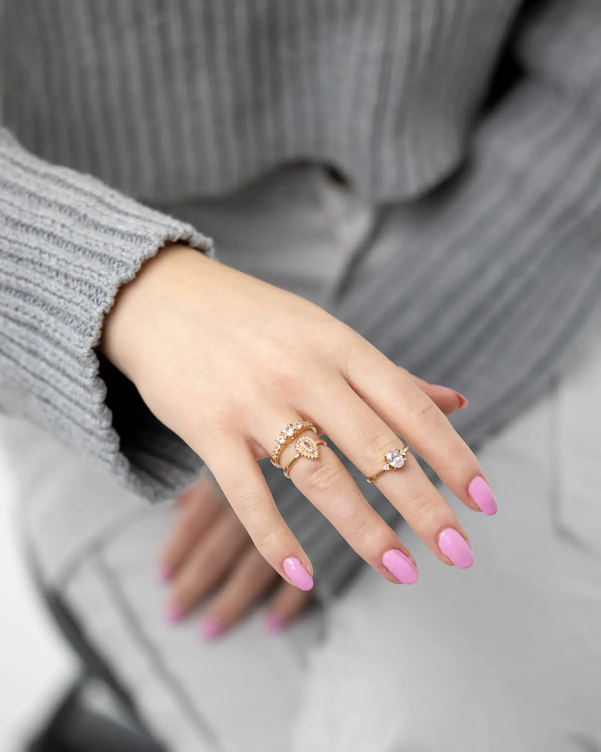 Ring-Set - Royal Zirkonia