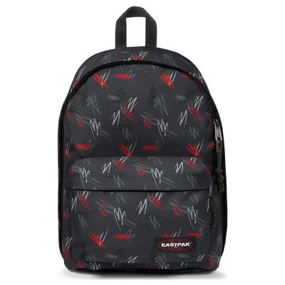 EASTPAK Out Of Office - Sac à dos scribble black avec compartiment pour ordinateur portable