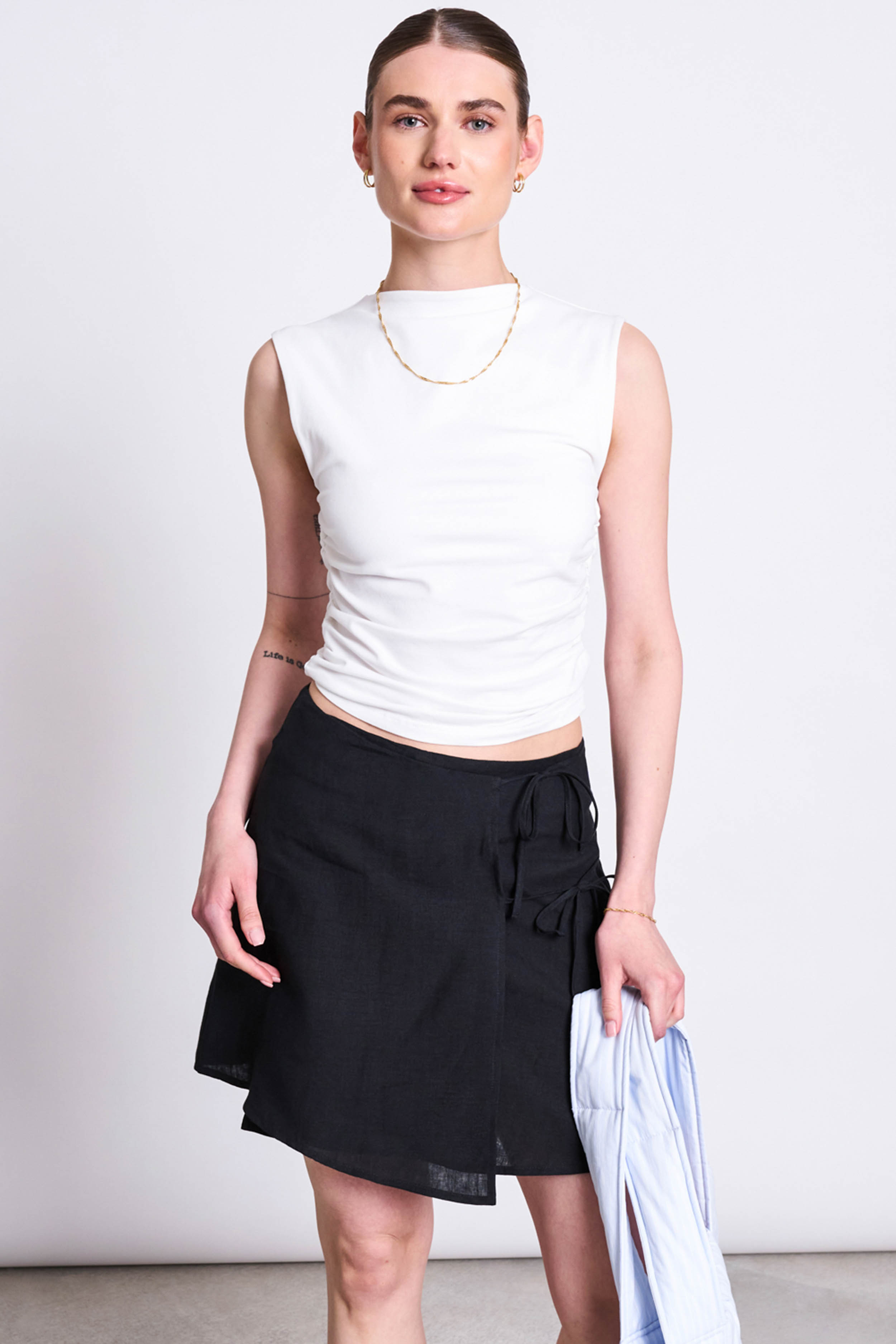 Jan 'n June Top Rafo Ruffle White