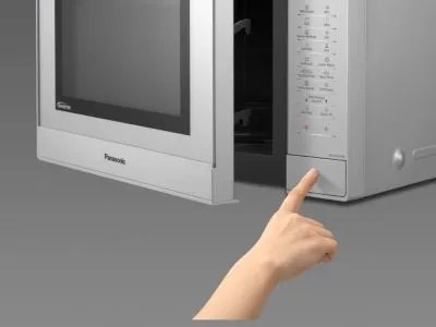 Panasonic NN-GT47KMGPG - Mikrobølgeovn med grill - 31 liter - 1000 W - sølv