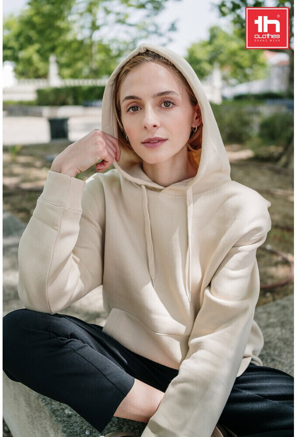 TH Clothes 30160 - Sweat (unisexe) avec capuche en coton et polyester