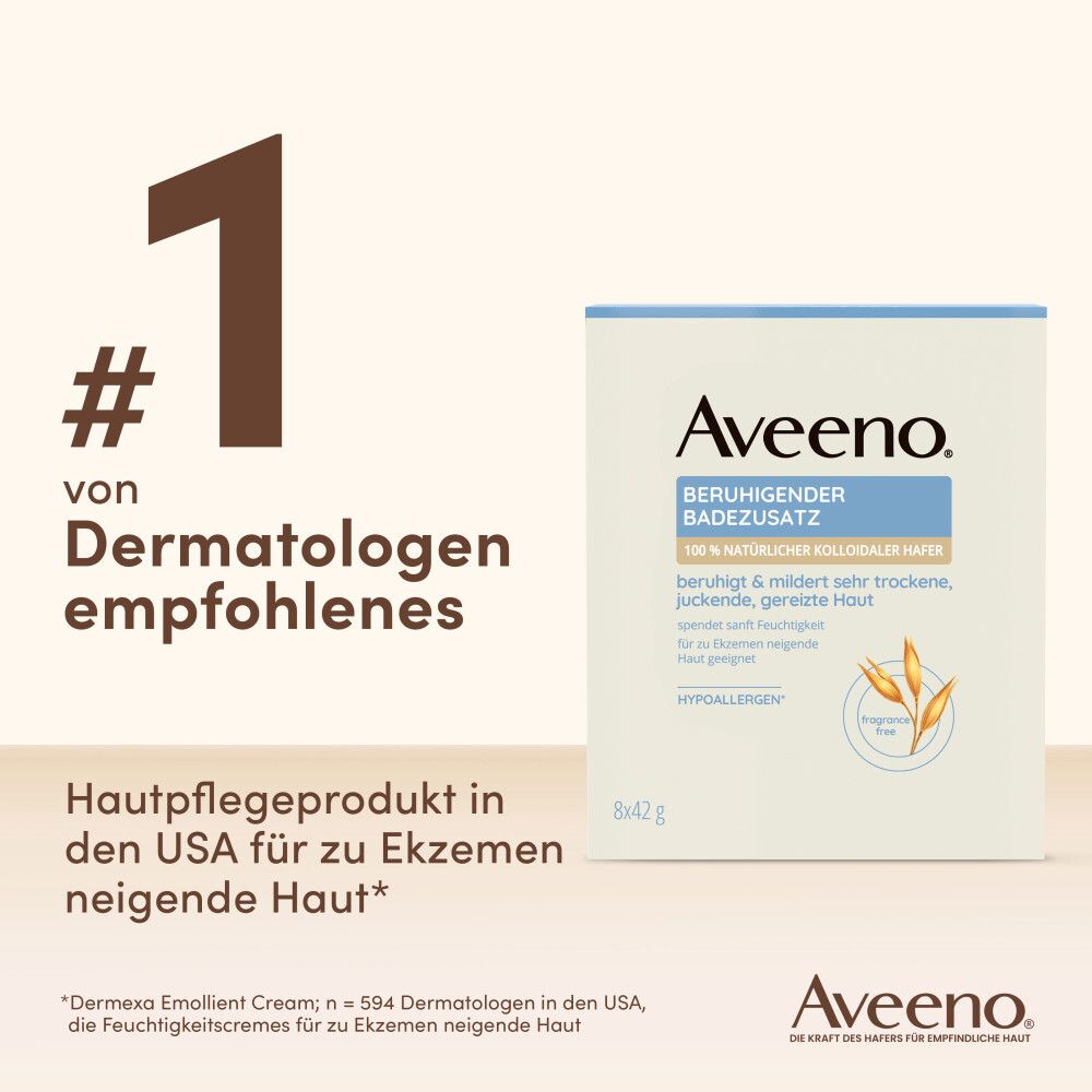 Aveeno® beruhigender Badezusatz mit kolloidalem Hafer für trockene Haut