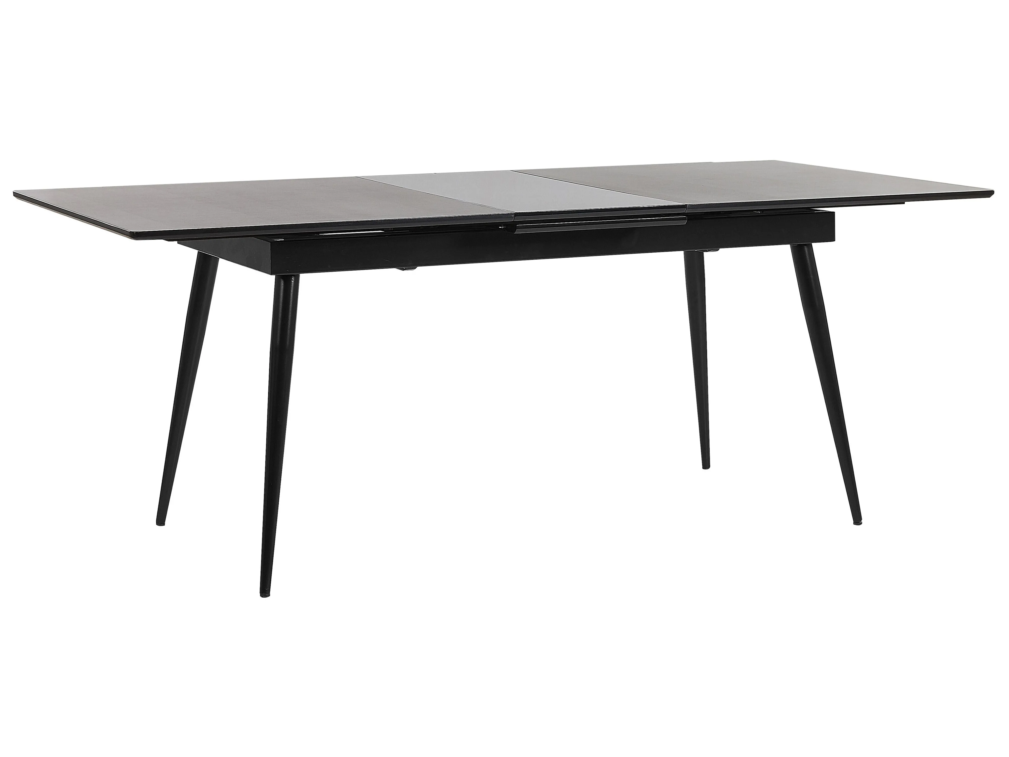 Eettafel uitschuifbaar MALDON Zwart 90 cm 160/200 cm