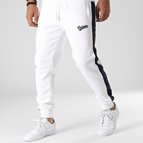 Pantalon Jogging A Bandes Bennett Poster Blanc