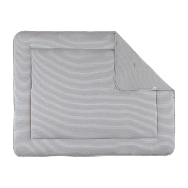 Bemini Streep Boxkleed Grijs / Ecru 75 x 95 cm