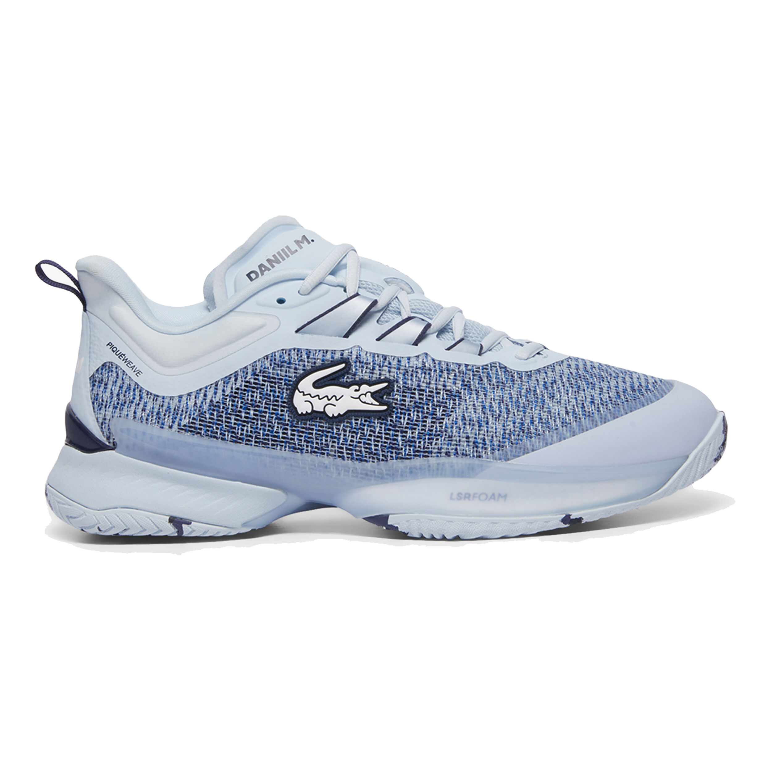 Lacoste Medvedev AG-LT ULTRA Chaussures Toutes Surfaces Hommes - Bleu Clair , Bleu Foncé