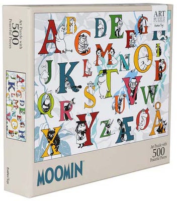 Barbo Toys Mummitrollet ABC Puslespill 500 Brikker