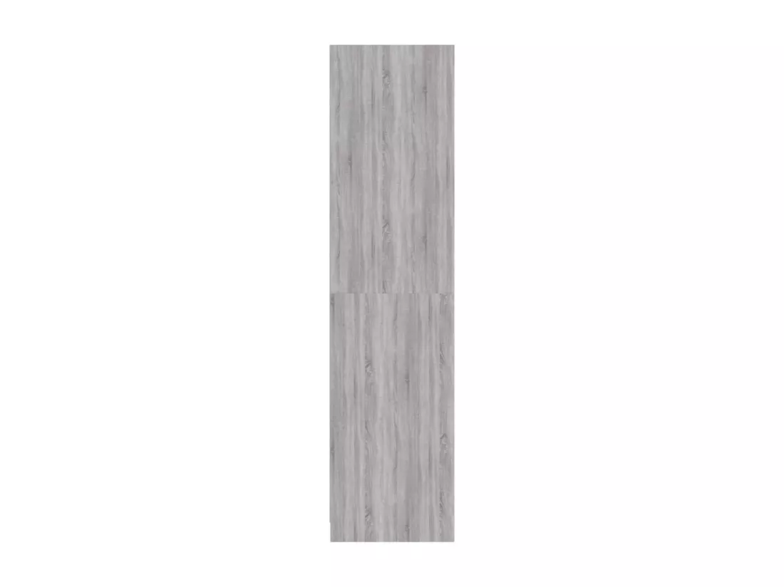 Garde-robe sonoma gris 100x50x200 cm bois d'ingénierie
