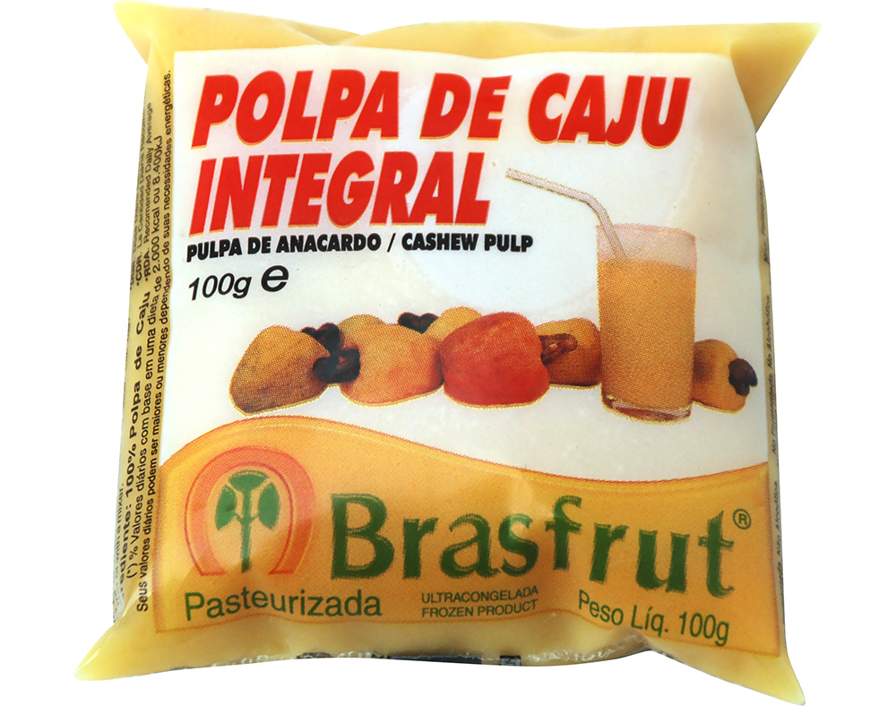 POLPA BRASFRUT DE FRUTA CAJU 100G
