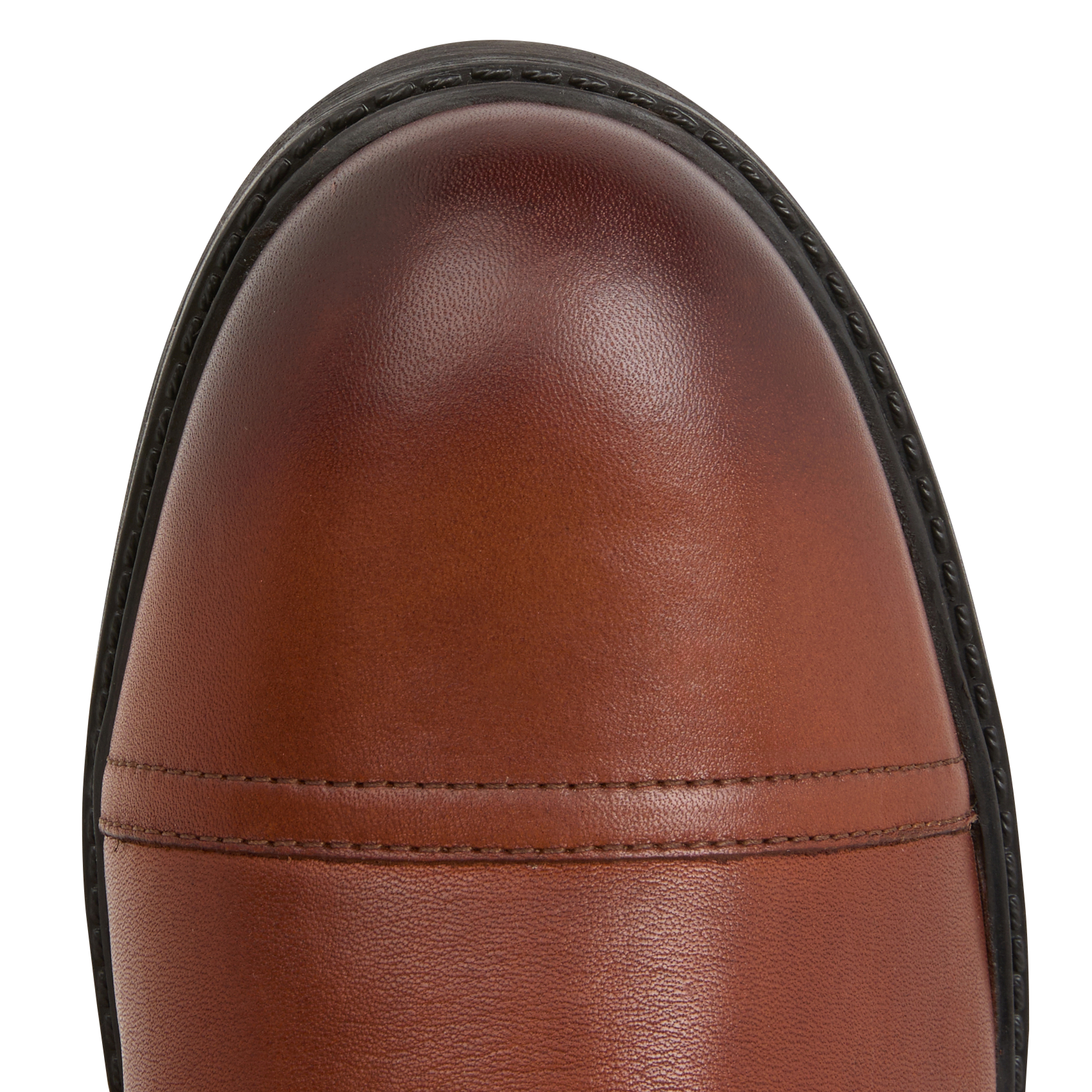 FRED LAND - Boots crantées en cuir| Marron