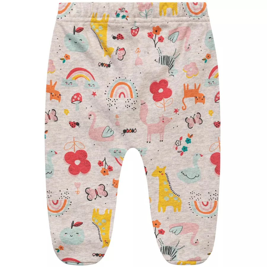 MINOTI 3er-Pack Leggings KorallrotWeiß