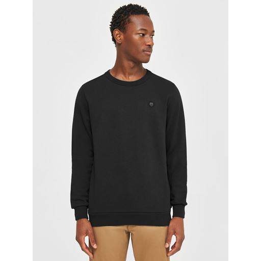 Knowledge Cotton Apparel Erik Sweatshirt, Black Jet, M