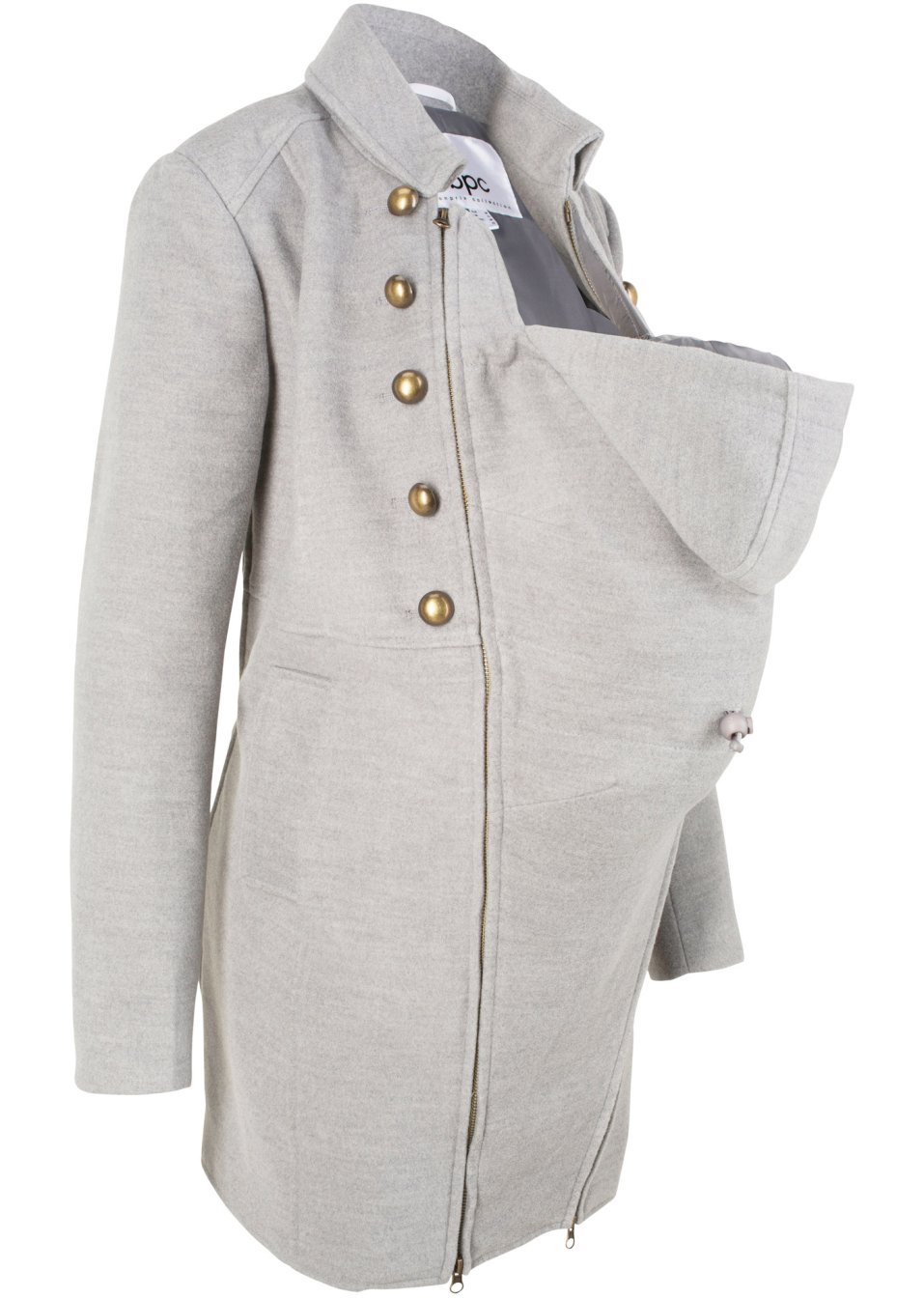 Veste longue de grossesse et de portage