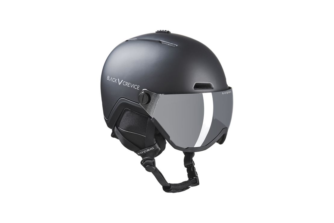 Black CreviceDavos mit Visier - schwarz