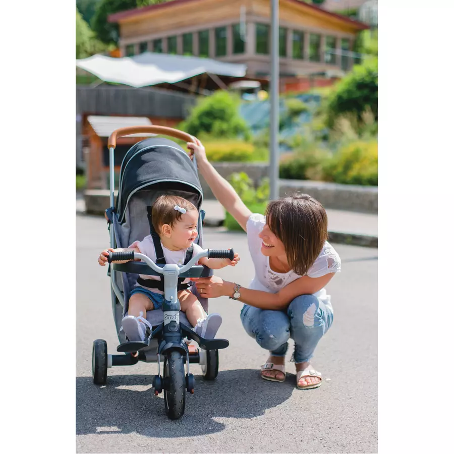 Smoby Fold-Up Trike, grauschwarz
