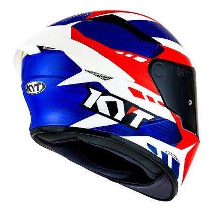 Casque KYT TT-COURSE - GEAR - Bleu / Rouge