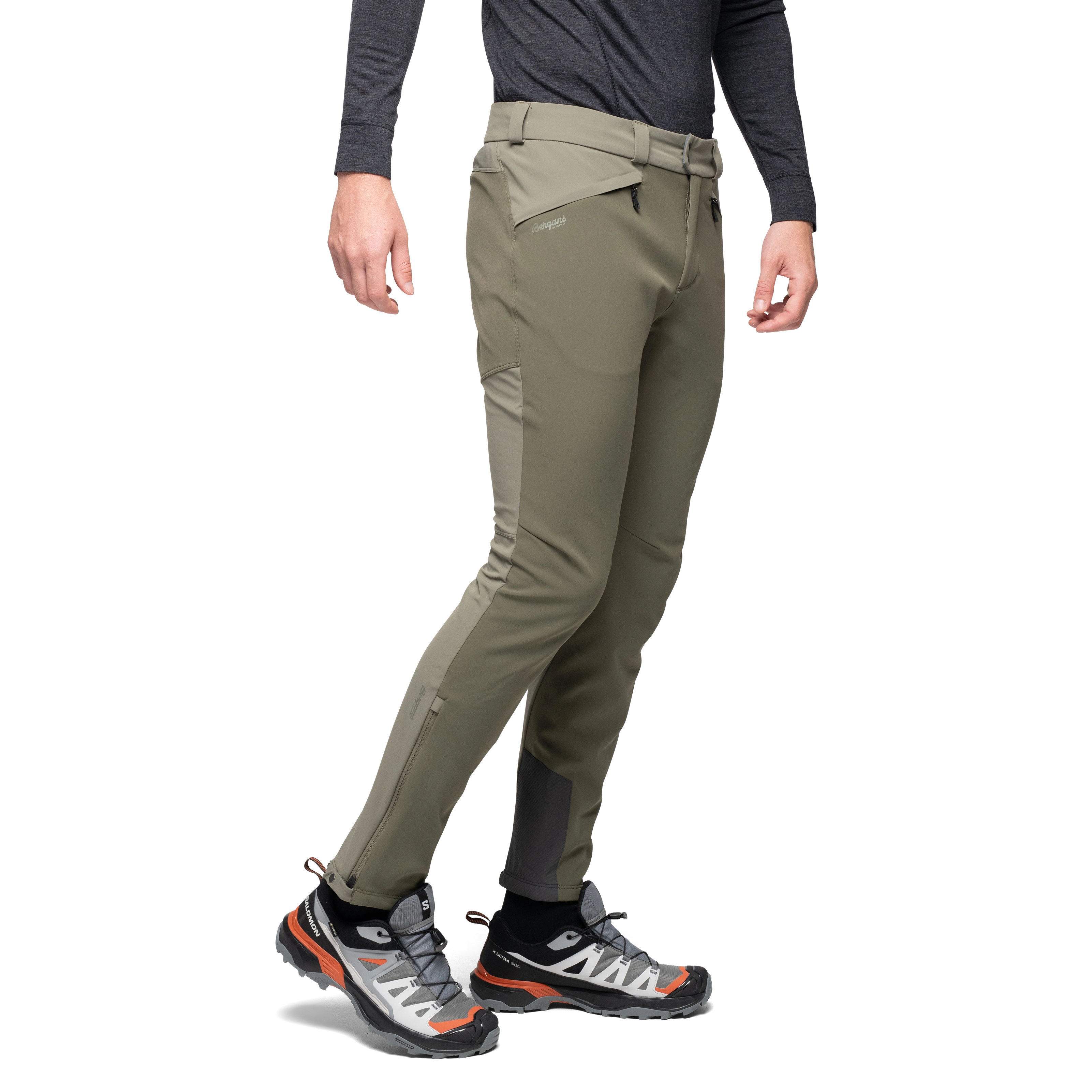 Istjern Warm Flex Pant Dark Green Mud