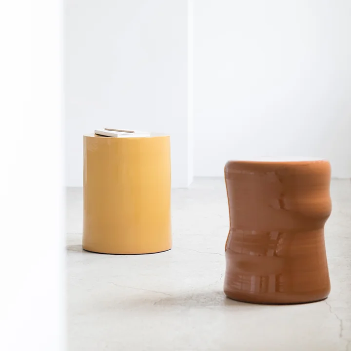 Serax - Pawn Organic Hocker, Ø 29 cm, grün