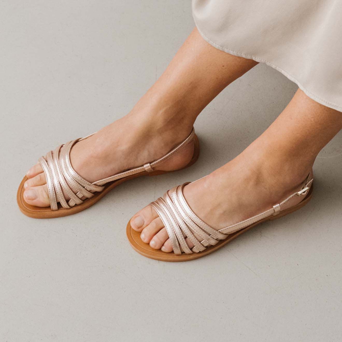 Jonak Sandales en Cuir Wroom platine