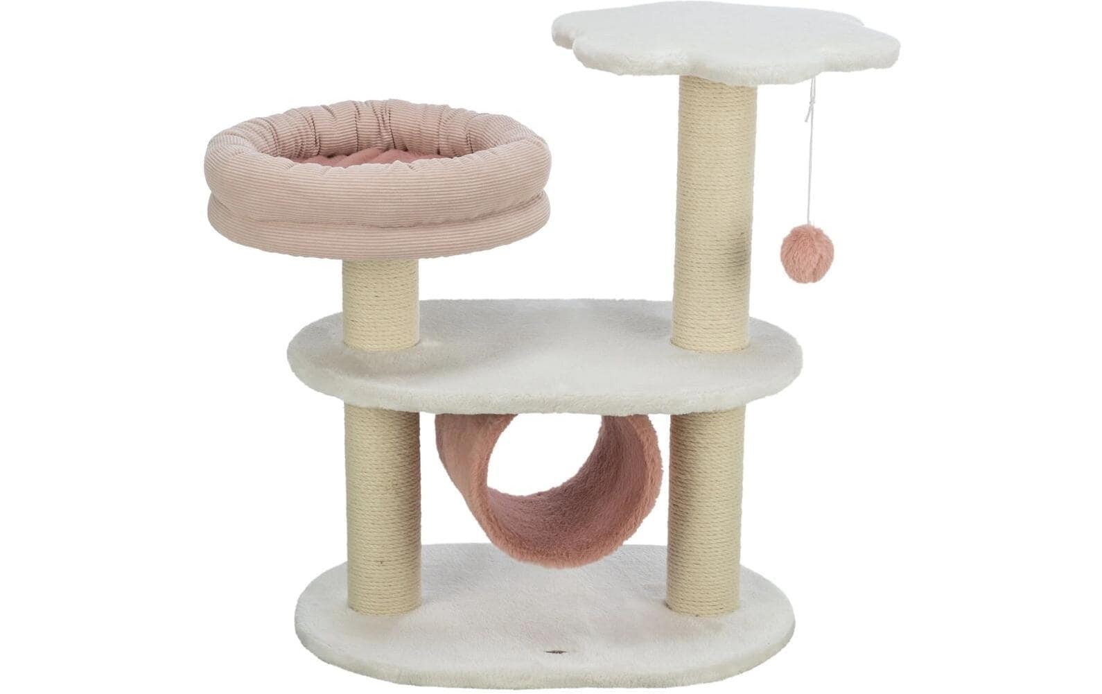 TRIXIE Kratzbaum »Isabella, 70 cm Altrosa/Weiss« 70 cm hoch